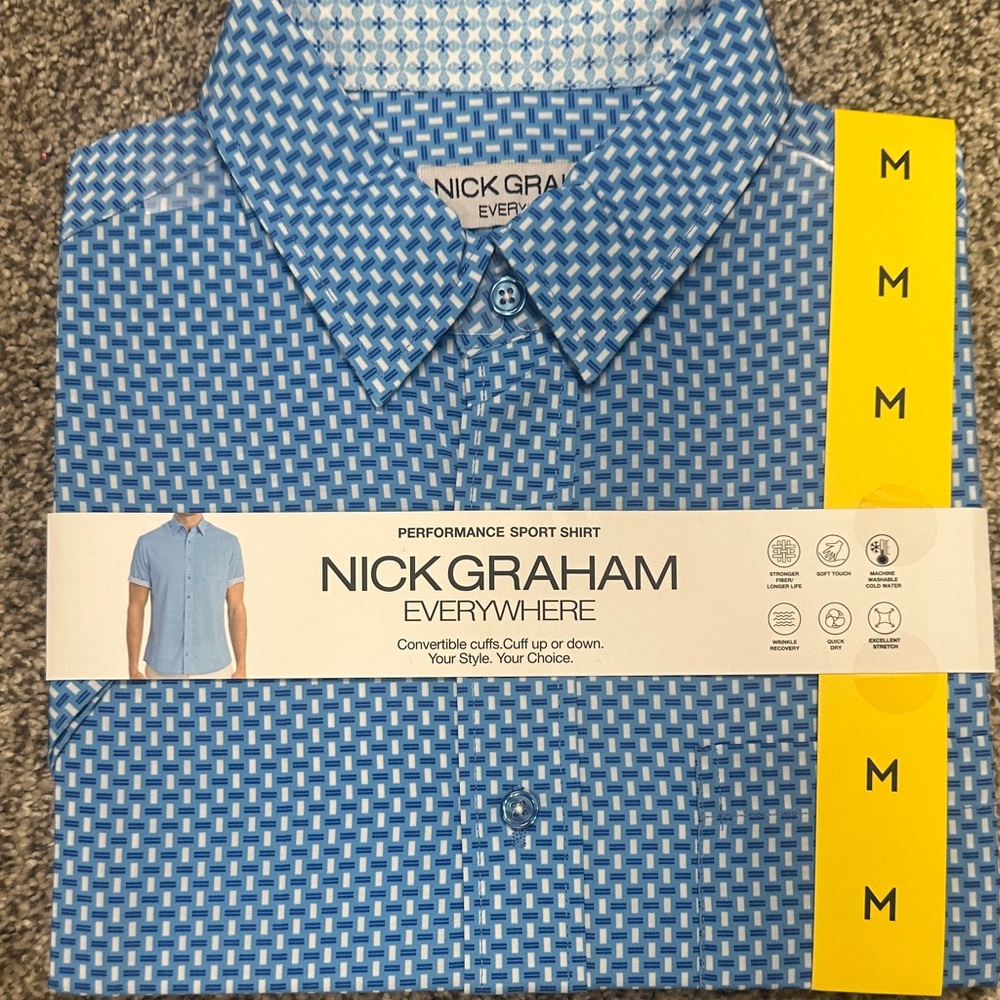 Blue Performance Sport Shirt